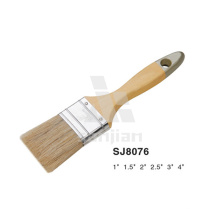 Sjie8076 Nylon Poils Peinture à l&#39;huile Brosse Poignée en bois